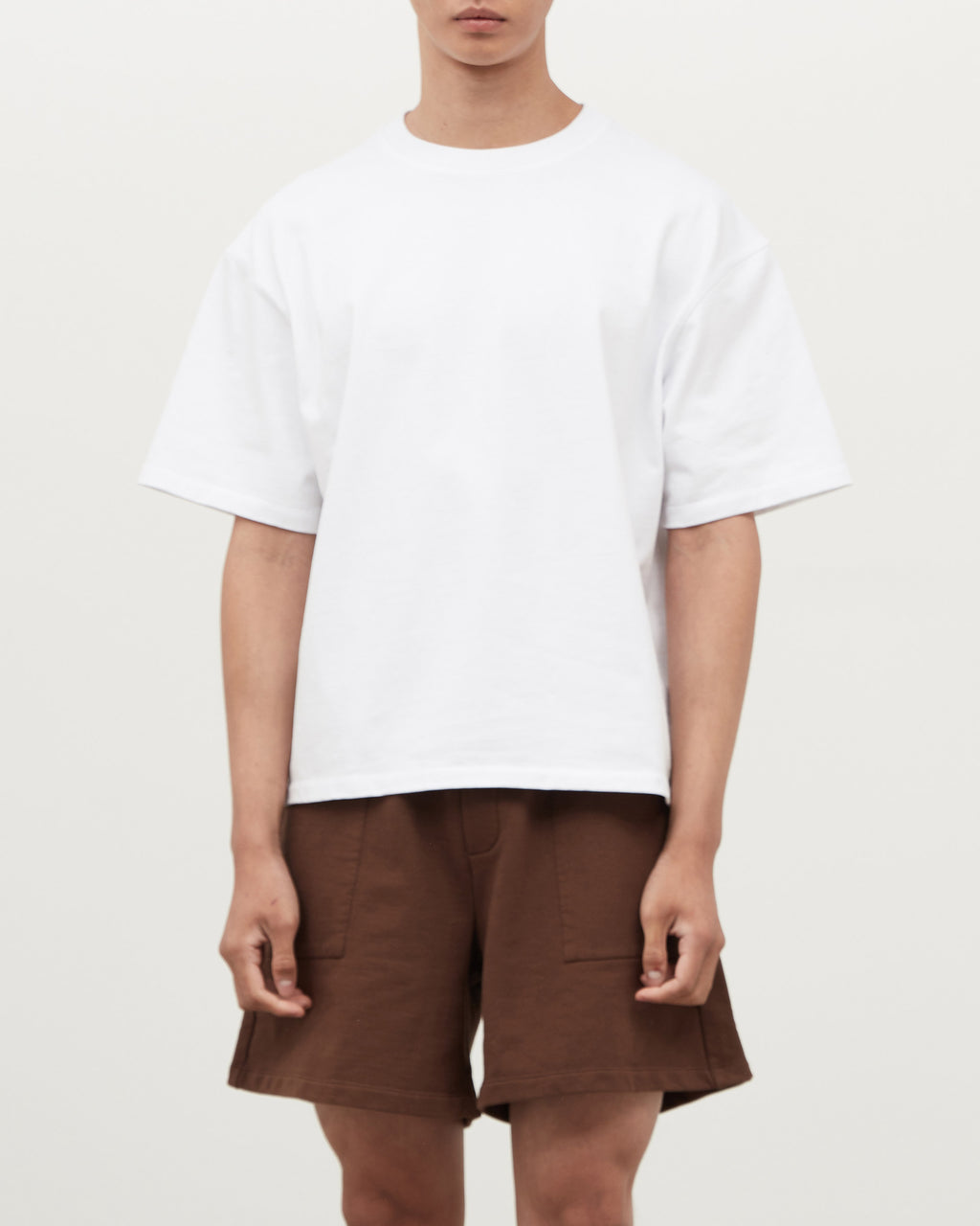 Box Fit T-shirt (Cropped) - White – Daniel Simmons