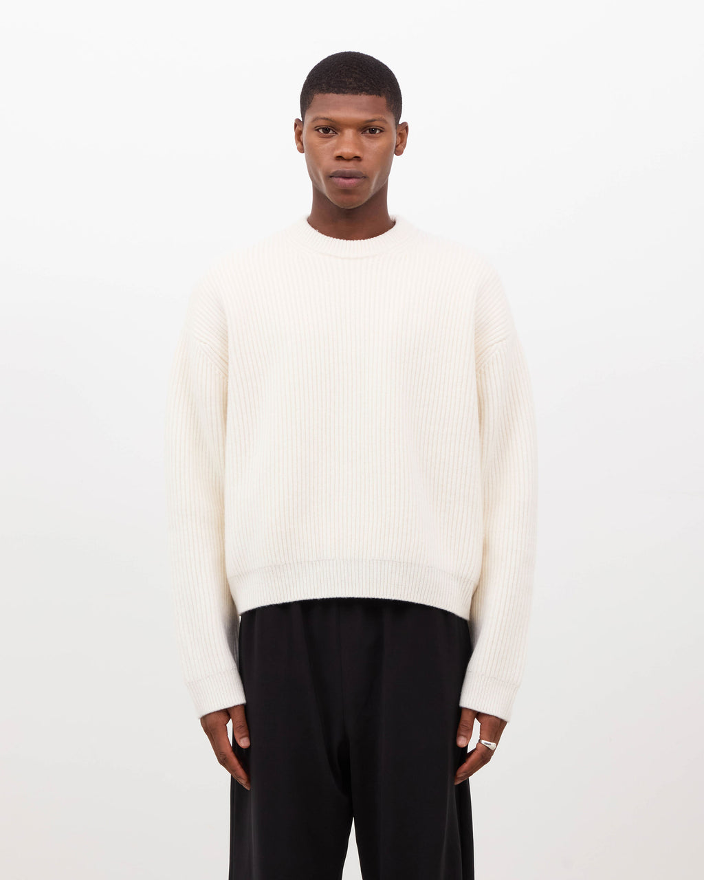 Cream wool jumper hotsell