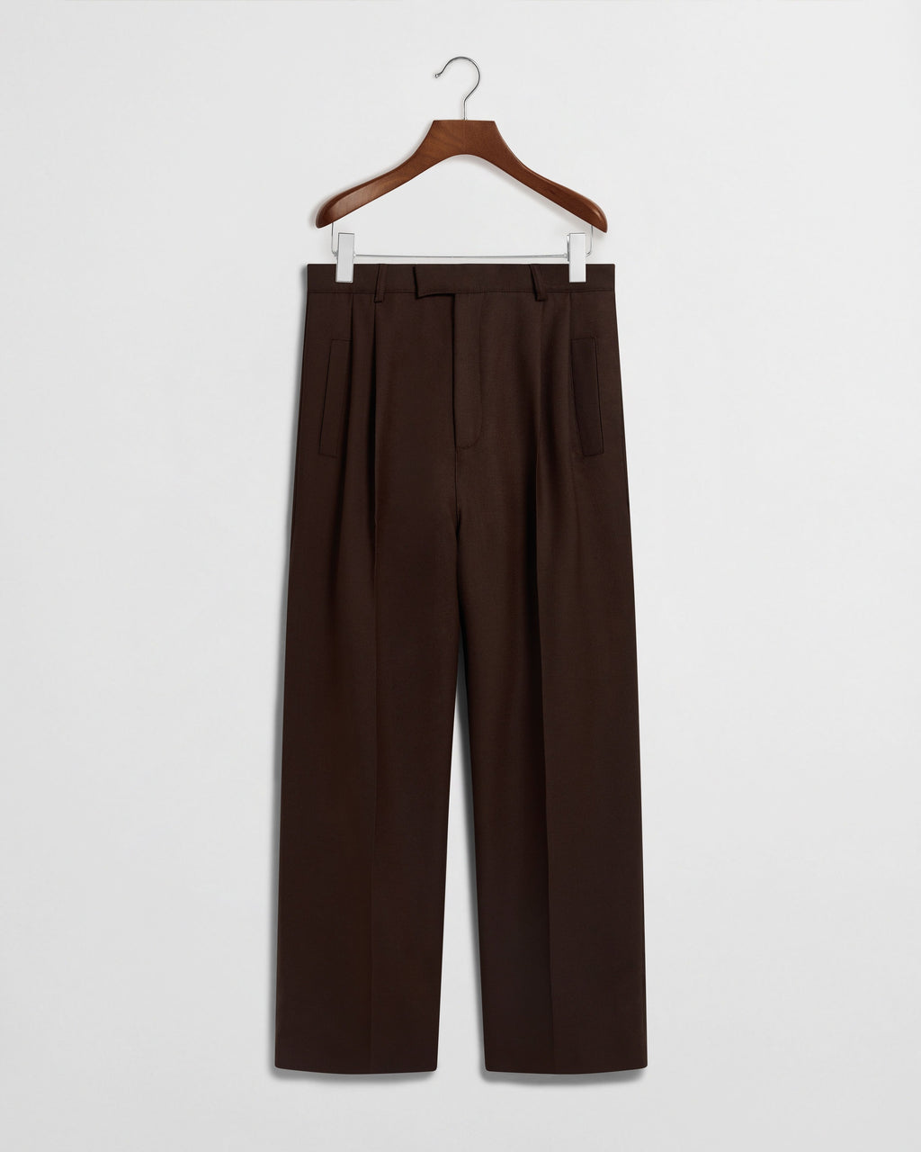 Daniel Simmons - Forest Pleated Trousers - Brown