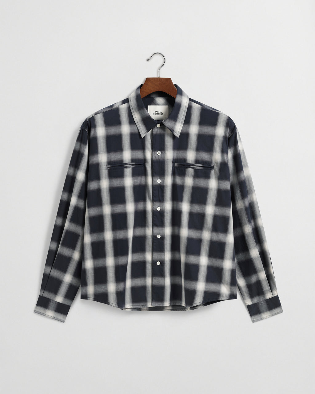 Japanese Lightweight Flannel - Navy and Ivory – Daniel Simmons