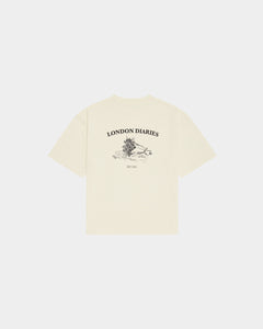 London Diaries Flowers T-shirt - Cream