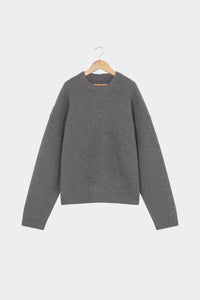 Merino Knit Sweater - Grey