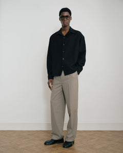 Daniel Simmons - Merino Knit Q-Zip Sweater - Black