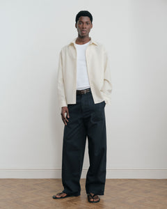 Daniel Simmons - Merino Knit Q-Zip Sweater - Black