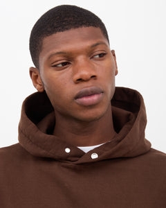 Box Fit Fleeceback Hoodie - Brown