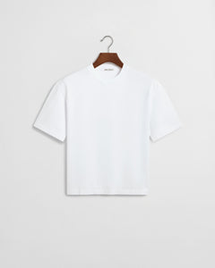 Box Fit T-shirt (Cropped) - White