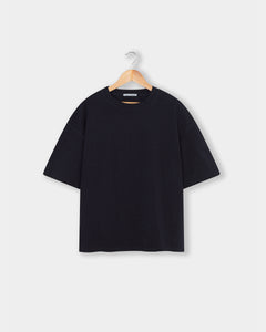 Box Fit T-shirt (Cropped) - Black