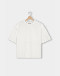 Box Fit T-shirt (Cropped) - Vintage White