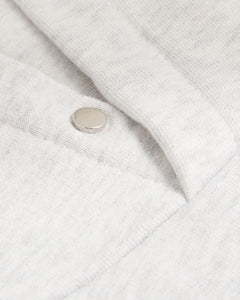 Box Fit Fleeceback Hoodie - Ash Grey