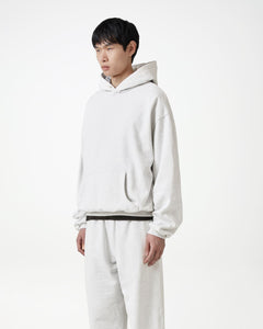 Box Fit Fleeceback Hoodie - Ash Grey