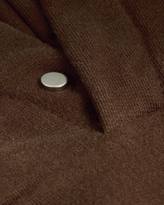 Box Fit Fleeceback Hoodie - Brown