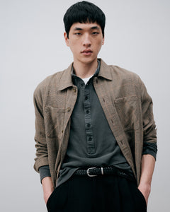 Daniel Simmons - Portugese Flannel Shirt - Beige and Brown