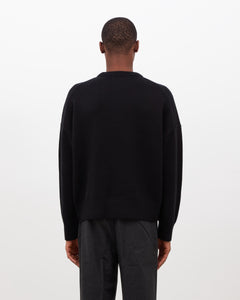 Cashmere Knit Sweater - Black