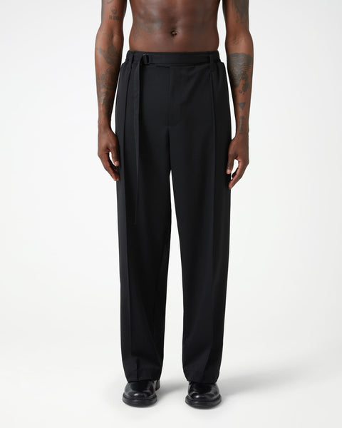 【NONCODE】Moan Wool Diagonal Pin Tuck Pants NONCODE】Moan Wool Diagonal Pin Tuck Pants