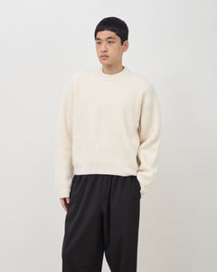 Merino Knit Sweater - Cream