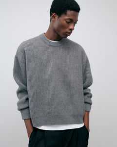 Daniel Simmons - Merino Knit Sweater - Grey