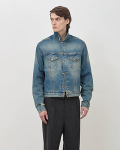 Salento Denim Jacket - Washed Indigo Blue