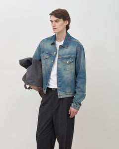Salento Denim Jacket - Washed Indigo Blue