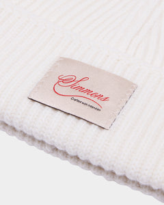 Cashmere Knit Beanie - Cream