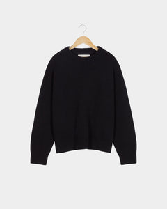 Cashmere Knit Sweater - Black