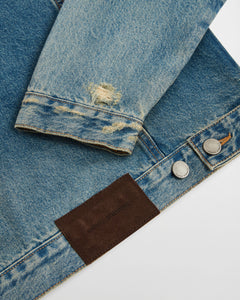 Salento Denim Jacket - Washed Indigo Blue