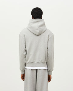 Essential Fleeceback Hoodie - Heather Grey