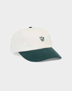 Lettermark Cap - Two Tone Cream & Green