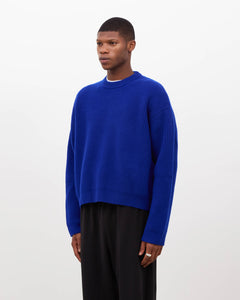 Merino Knit Sweater - Royal Blue