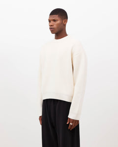 Merino Knit Sweater - Cream