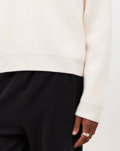 Merino Knit Sweater - Cream