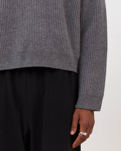 Merino Knit Sweater - Grey