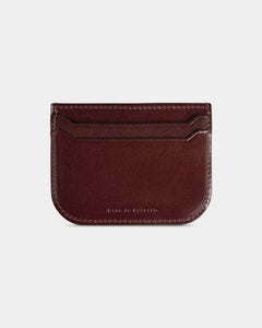 Curved Card Holder - Burgundy