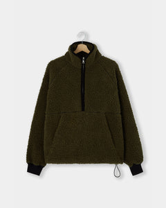 Wool Pullover Fleece - Green