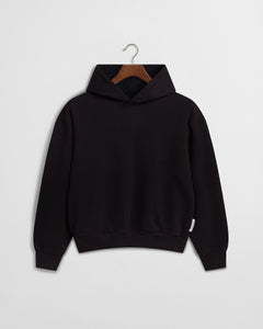 Essential Fleeceback Hoodie - Black