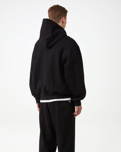 Essential Fleeceback Hoodie - Black