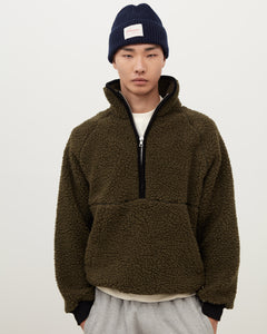 Wool Pullover Fleece - Green