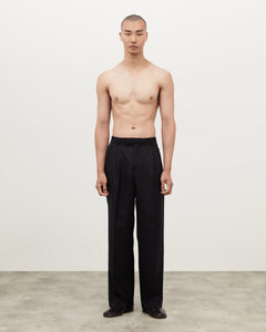 Forest Pleated Trousers - Black