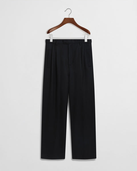 Daniel Simmons - Forest Pleated Trousers - Black