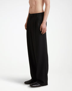 Forest Pleated Trousers - Black