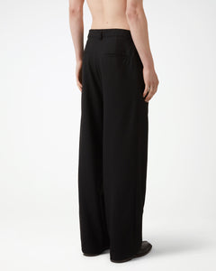Forest Pleated Trousers - Black