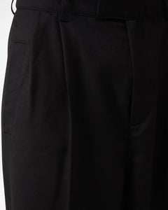 Forest Pleated Trousers - Black