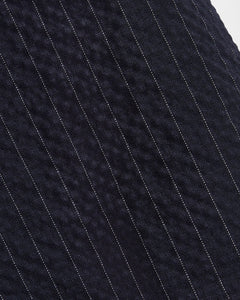 Grado Seersucker Shirt - Navy/Cream Pinstripe