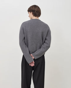 Merino Knit Sweater - Grey