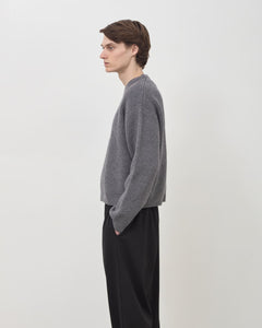 Merino Knit Sweater - Grey
