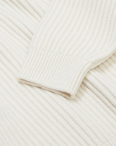Heavyweight Merino Knit Sweater - Cream