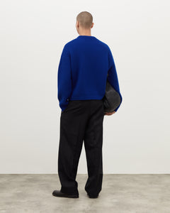Merino Knit Sweater - Royal Blue