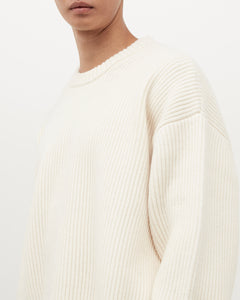 Merino Knit Sweater - Cream