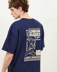 London Diaries Delivered Fresh T-shirt - Navy