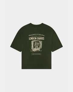 London Diaries Thanks for Watching T-shirt - Green