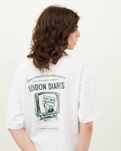 London Diaries Thanks for Watching T-shirt - White